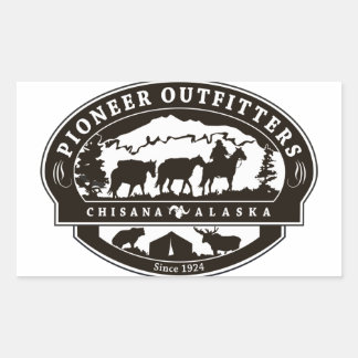Pegatina del logotipo de Pioneer Outfitters