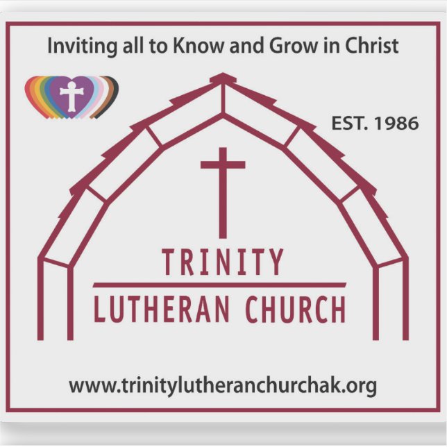 Pegatina del logotipo de Trinidad (Anverso)