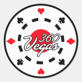 pegatina del logotipo de Vegas Chip 360
