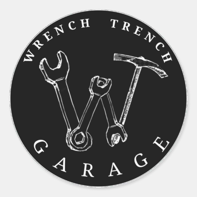 Pegatina del logotipo de WGT Black (Anverso)