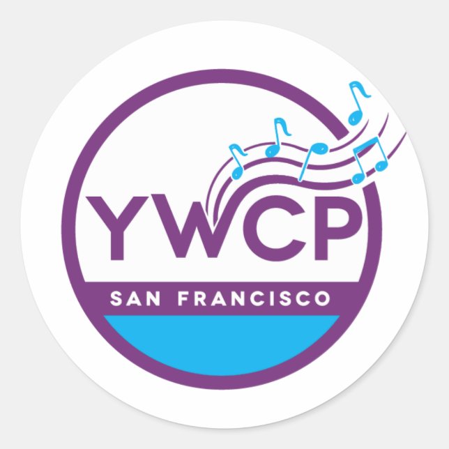 Pegatina del logotipo de YWCP (Anverso)
