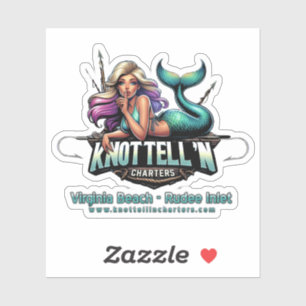 Pegatina del logotipo Knot Tell'n Charters