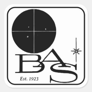 Pegatina del logotipo retro de BAS