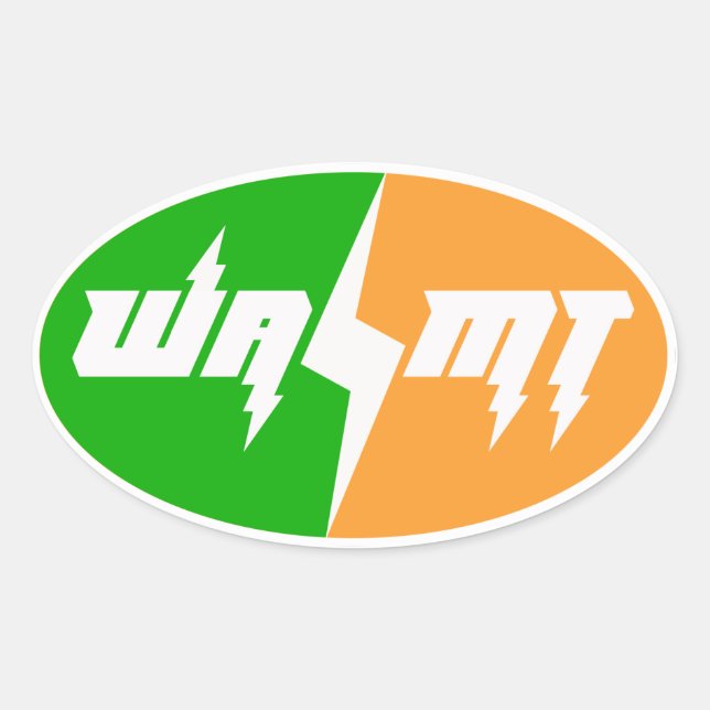 Pegatina del logotipo WAMT Thunder de equipo (Anverso)