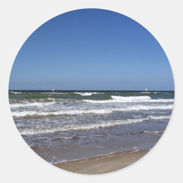 Pegatina del Mar Báltico (Anverso)