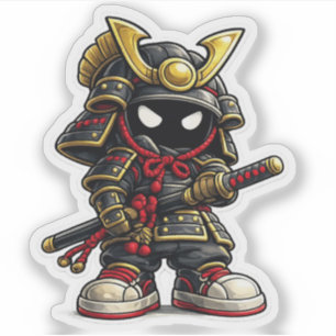 Pegatina del Mascota de Bushi Do