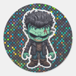 Pegatina del Monstruo Frankenstein Personalizado