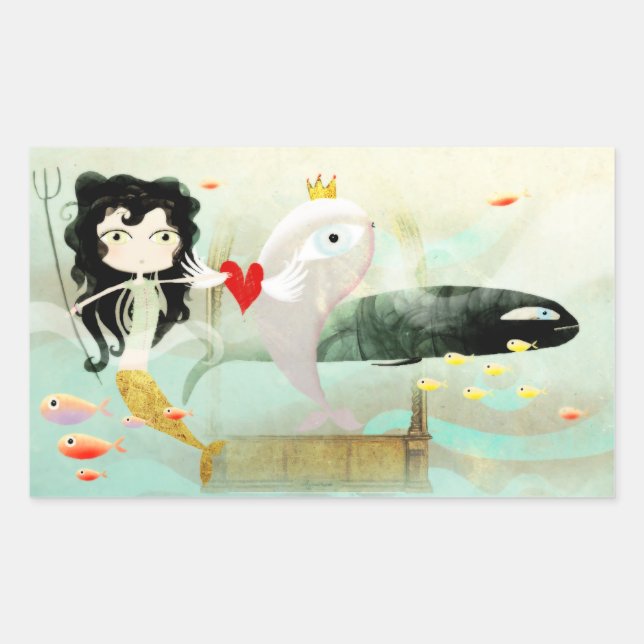 Pegatina del mundo marino (Anverso)