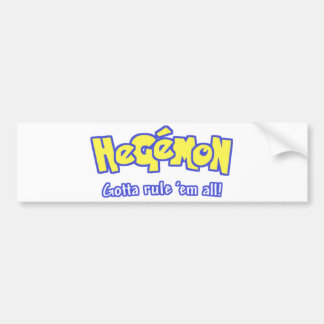 Pegatina del ordenador portátil de Hegemon