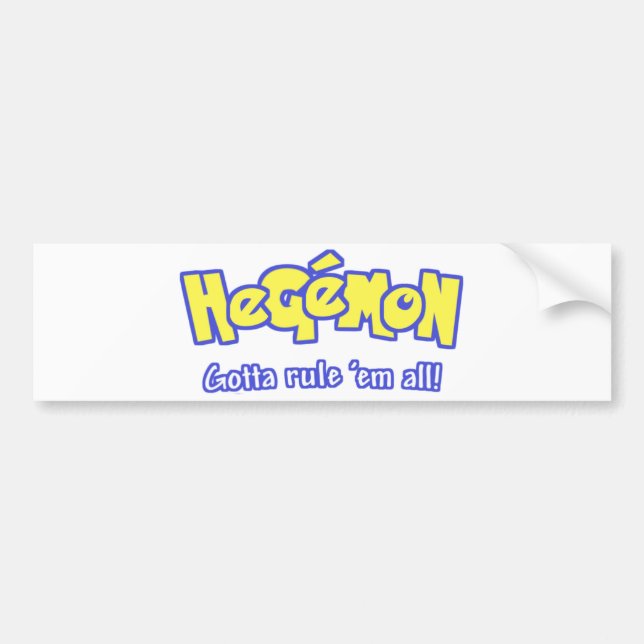 Pegatina del ordenador portátil de Hegemon (Frente)