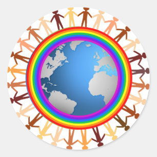 Pegatina del Orgullo Arcoiris