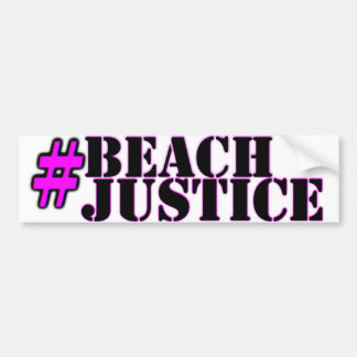pegatina del orgullo del #Beachjustice