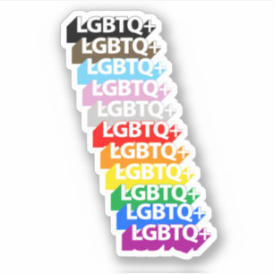 PEGATINA del Orgullo del Progreso LGBTQ+