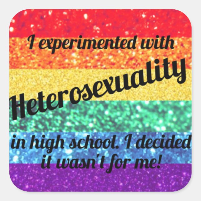 Pegatina del orgullo gay (Anverso)