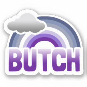 Pegatina del Orgullo Lesbiano Butch