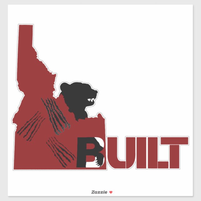 Pegatina del oso cargador (Hoja)