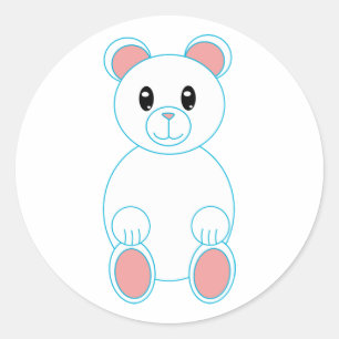 Pegatina del oso polar