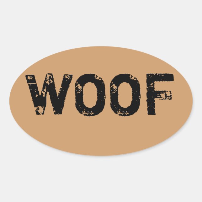 Pegatina del óvalo del TEJIDO (Anverso)