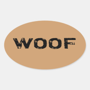 Pegatina del óvalo del TEJIDO