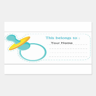 Pegatina del Pacificador del Bebé : Esto pertenece