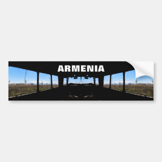 Pegatina del parachoques de Armenia