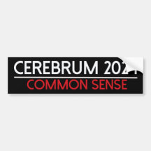pegatina del parachoques de cerebrum 2024
