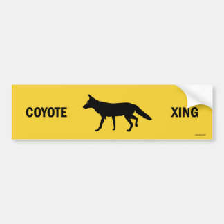Pegatina del parachoques de crucero de Coyote