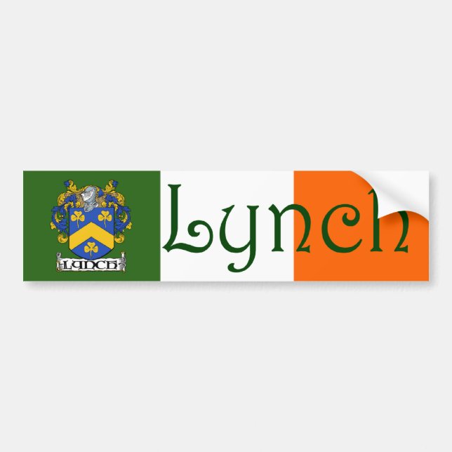 Pegatina del parachoques de la bandera de Lynch (Frente)