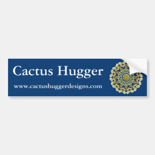 Pegatina del parachoques del cactus con cactus 2A