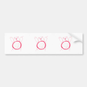 Pegatina del parachoques del oso del girasol