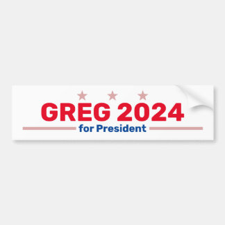 Pegatina del parachoques Greg 2024