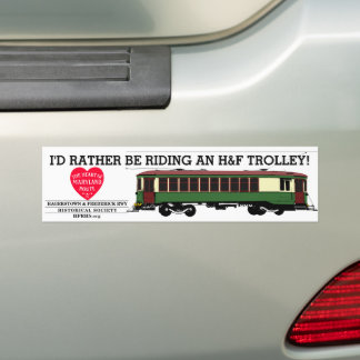 Pegatina del parachoques H&F Trolley H&FRHS