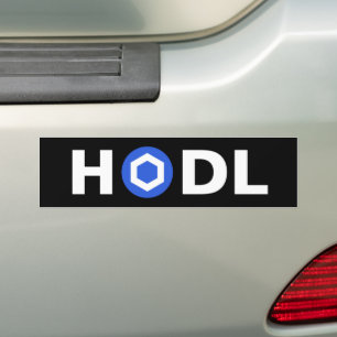 Pegatina del parachoques HODL (LINK)