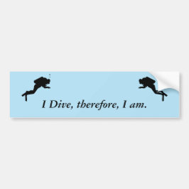 Pegatina Del Parachoques - Me Sumerjo...