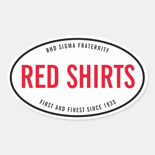 Pegatina del parachoques oval (Anverso)