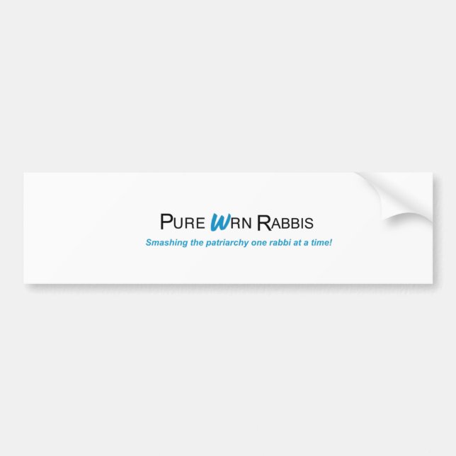 Pegatina del parachoques WRN (Frente)