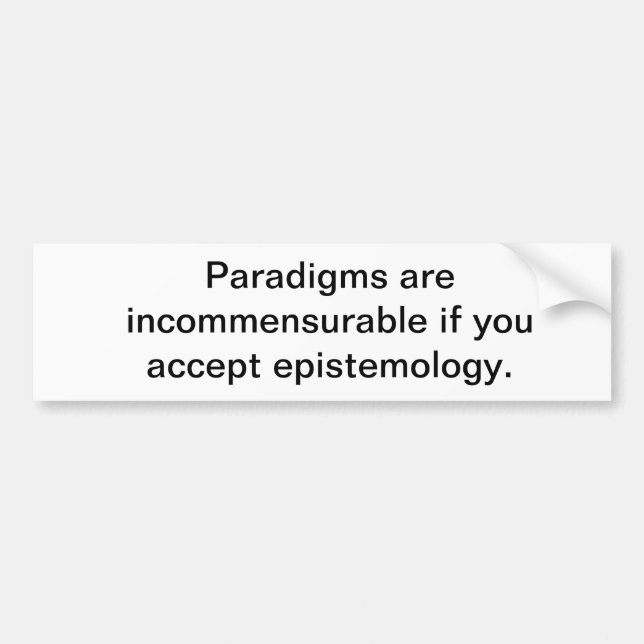 Pegatina del paradigma (Frente)