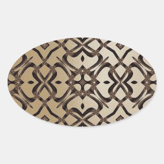 Pegatina del patrón de encaje MVB X - Champagne y  (Anverso)