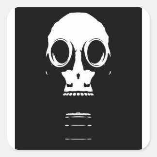 Pegatina del patrón de máscara de gas