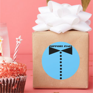 Pegatina del personal de apoyo -