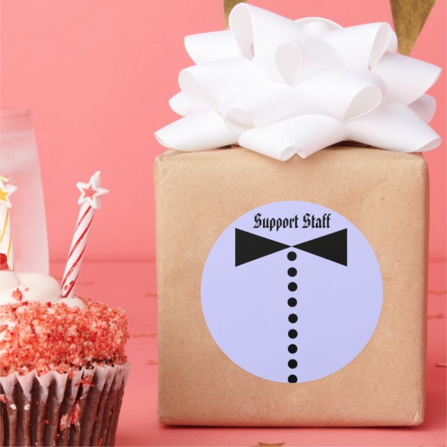 Pegatina del personal de apoyo - (Fiesta)