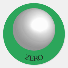 Pegatina del Personalizado de bolas de billar blan