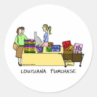 Pegatina del Personalizado de compra de Louisiana