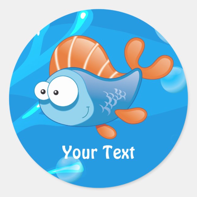 Pegatina del Personalizado de peces de Ocean Aquat (Anverso)