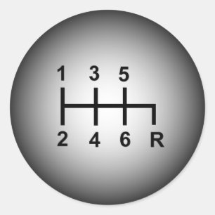 pegatina del piñón de selección de velocidad de 6 