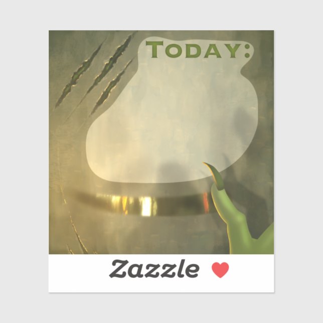 Pegatina del planificador Libro de guiones de la P (Hoja)