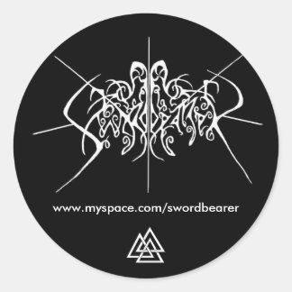 Pegatina del portador de espada con Valknut