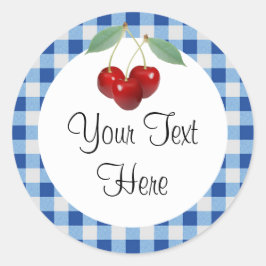 Pegatina del producto Personalizado de cerezas