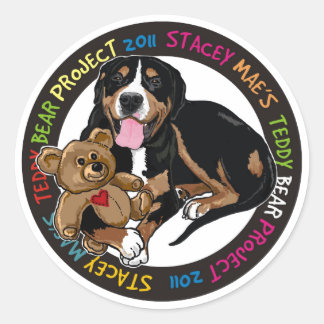 Pegatina del proyecto del oso de peluche