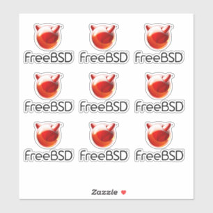 Pegatina del proyecto FreeBSD